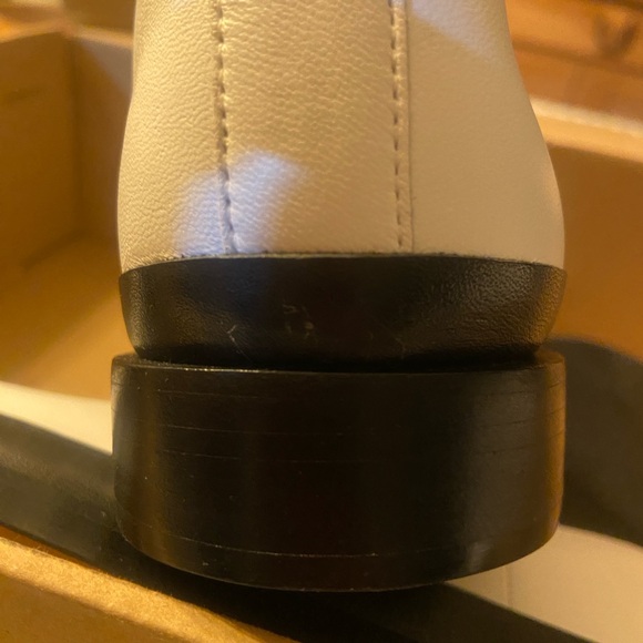 Vince white with Black Leather ankle boots - Picture 5 of 8